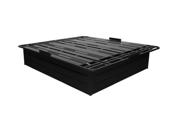 Deluxe Platform Bed Frames, 148 lb, 76x80x17 King Platform Bedframe