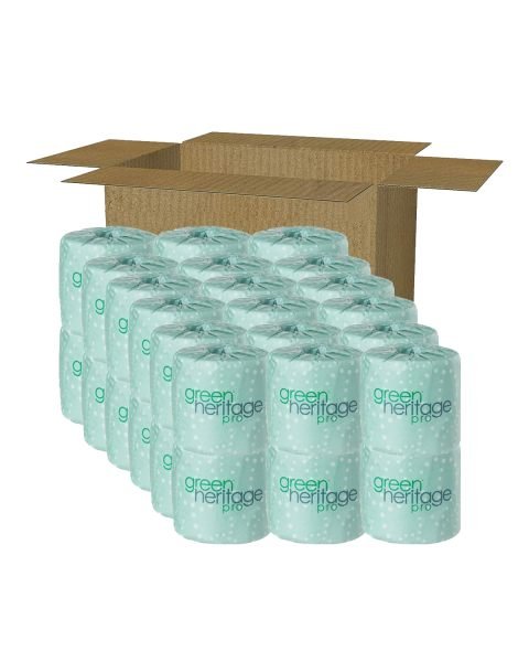 Green Heritage 276 Toilet Paper 2 Ply 500 Sheets 96 Rolls Toilet Paper
